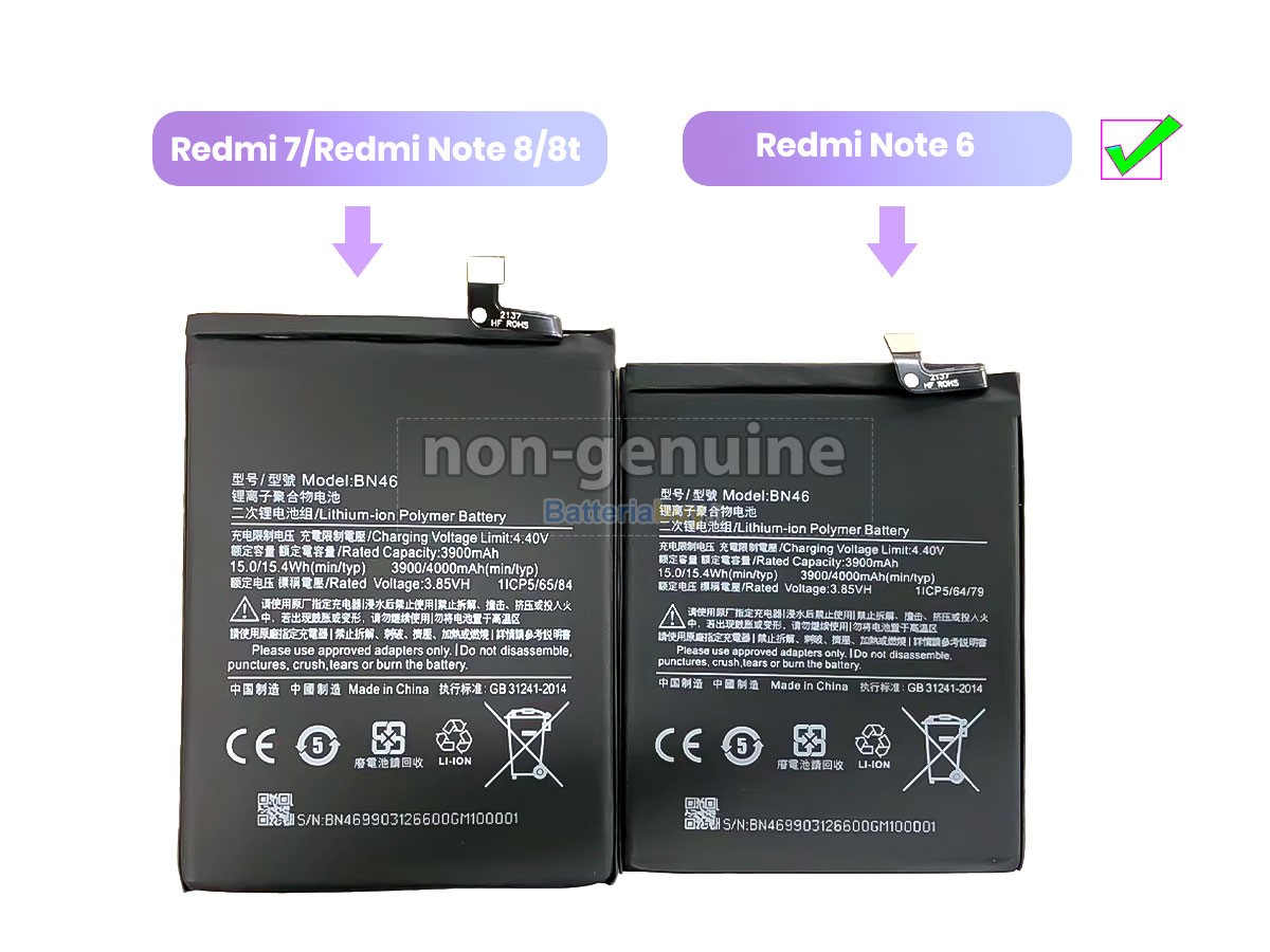 Batteria per XiaoMi REDMI NOTE 6