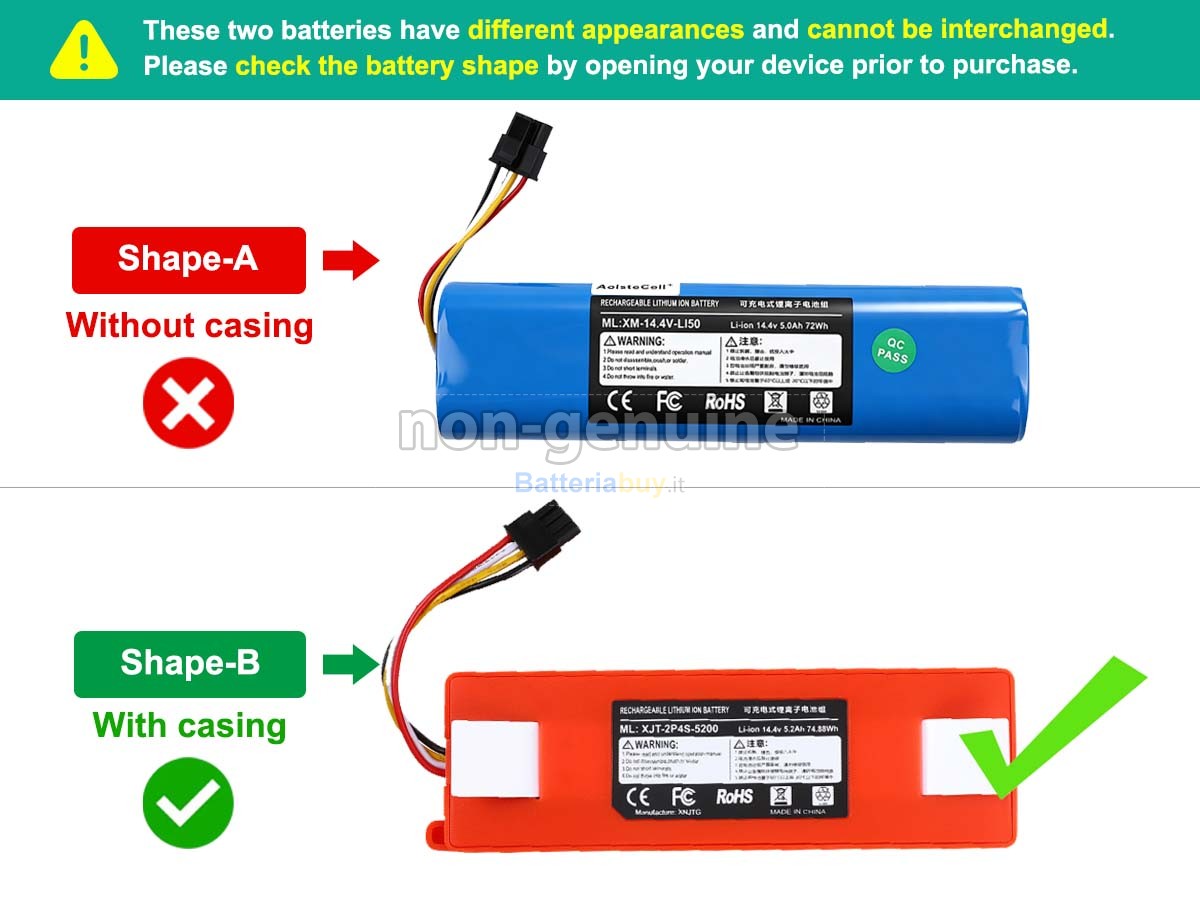 Batteria per XiaoMi MOP 2 PRO+
