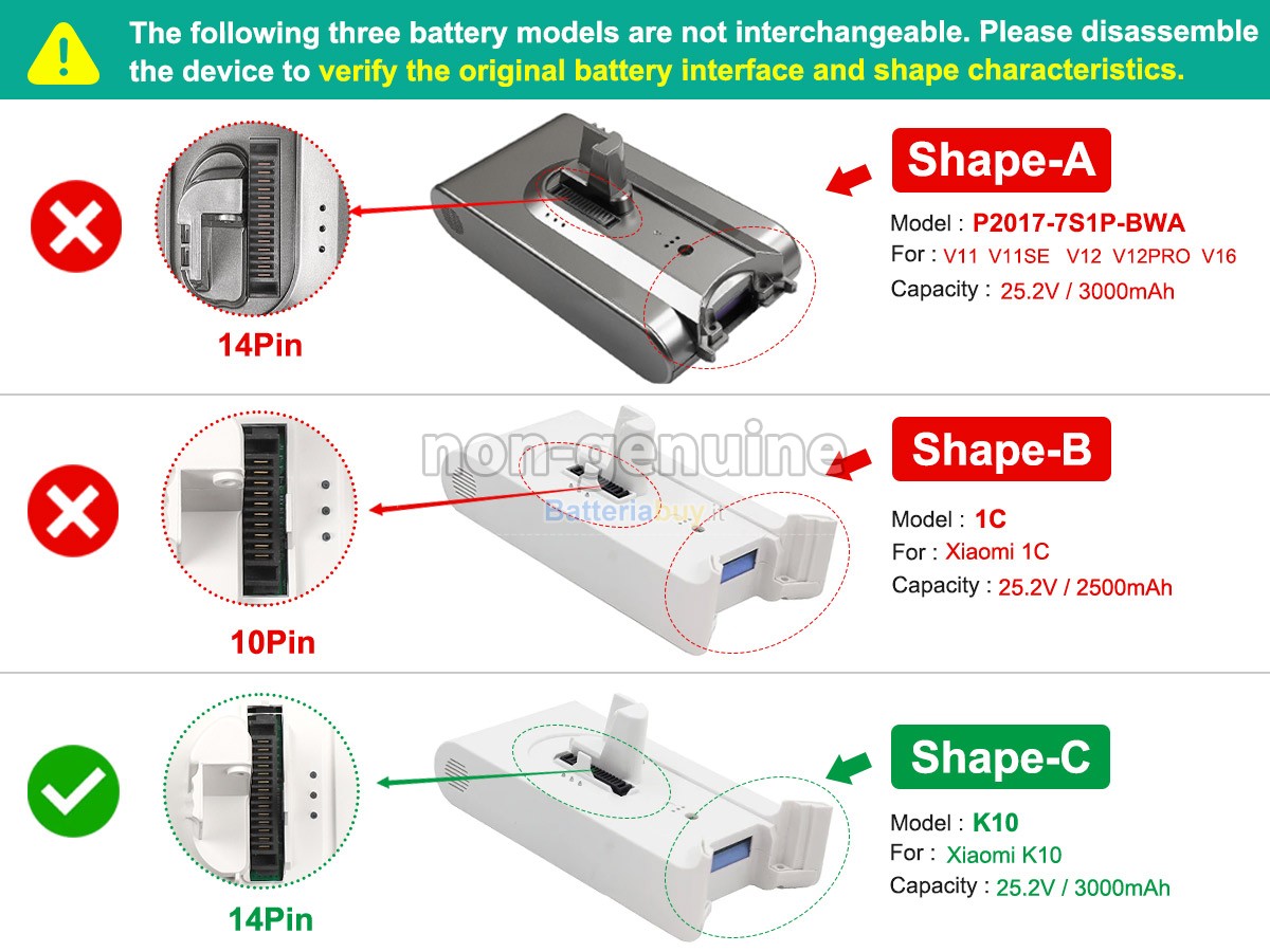 Batteria per XiaoMi P2017-7S1P-BWA