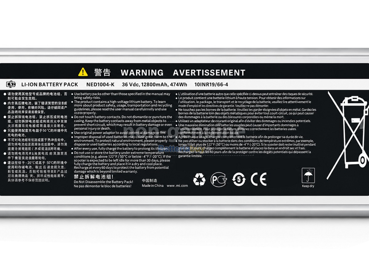 Batteria per XiaoMi NED1004-K
