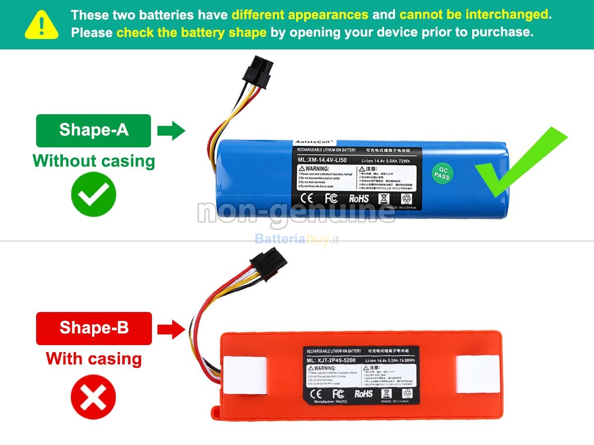 Batteria per XiaoMi MOP 2 PRO+
