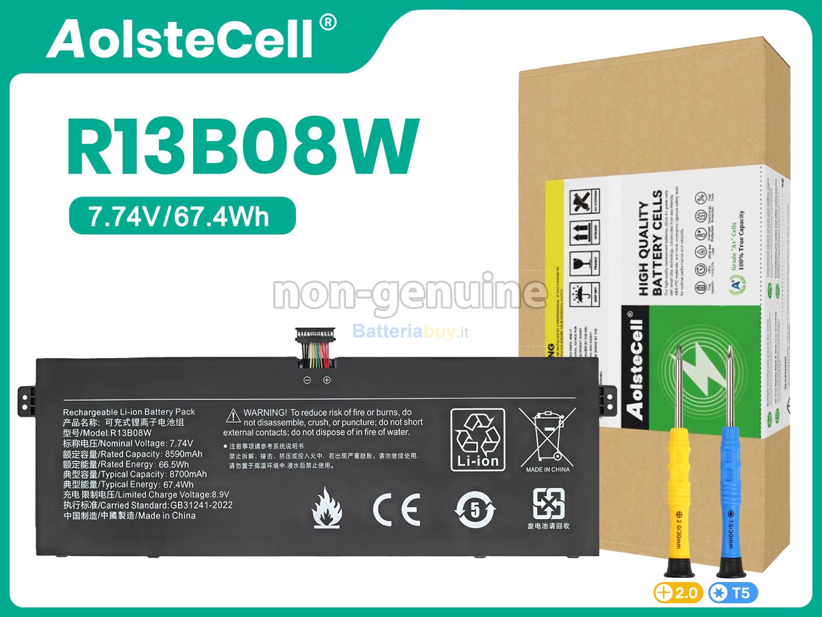 Batteria per XiaoMi REDMIBOOK AIR 13.3 INCH 2020