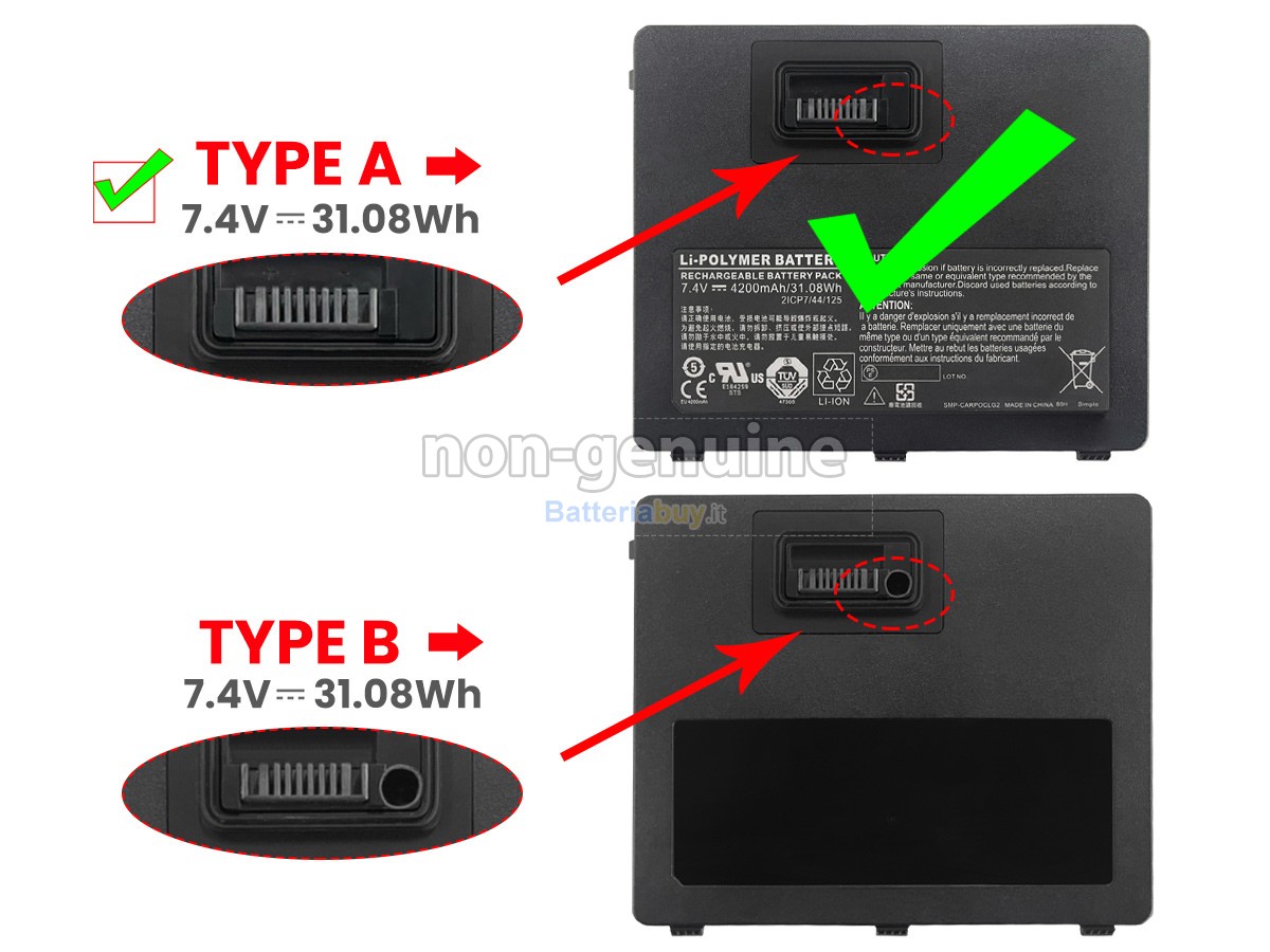 Batteria per Xplore 1X101
