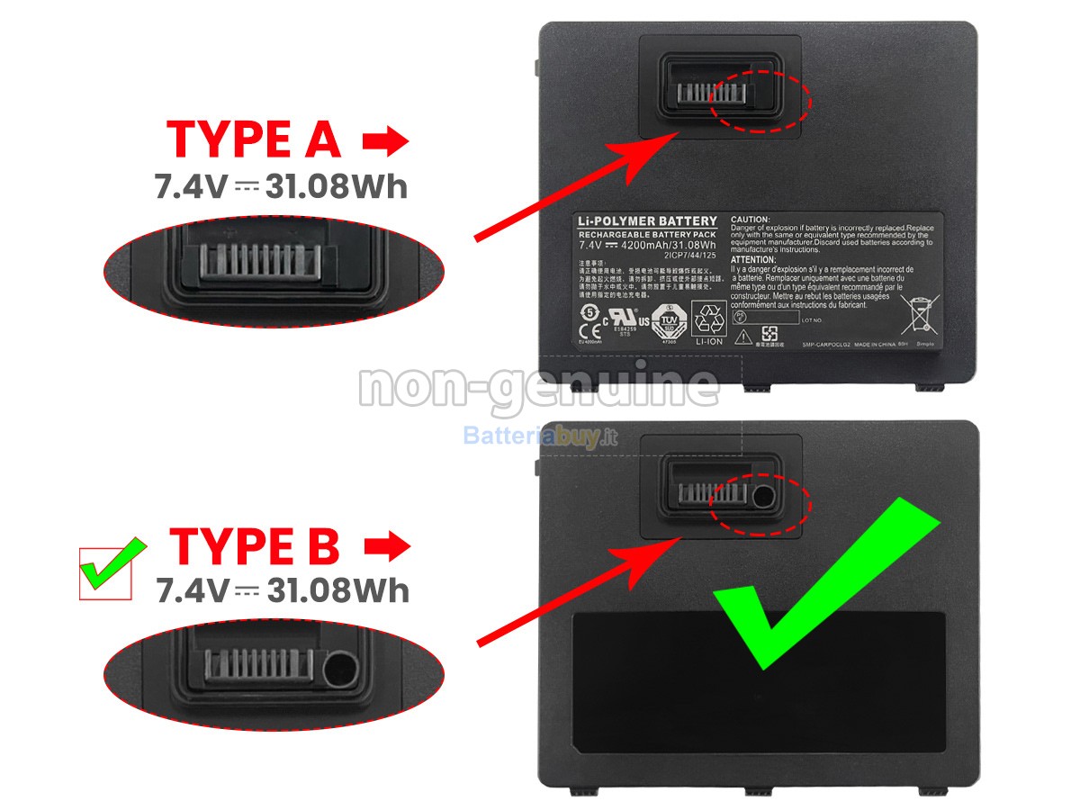 Batteria per Xplore 1X101