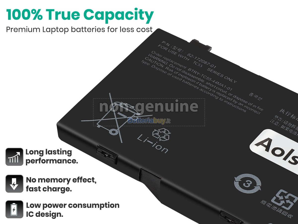 Batteria per Zebra BTRY-TC55-44MA1-01