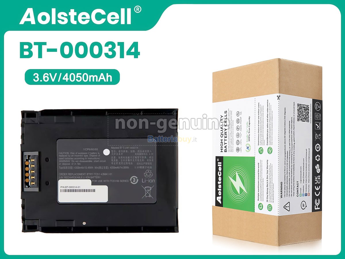 Batteria per Zebra BTRY-TC51-43MA1-01