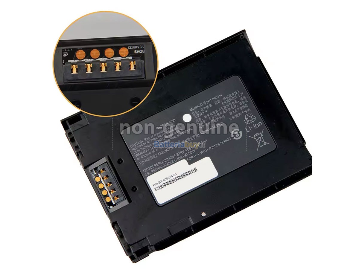 Batteria per Zebra BTRY-TC51-43MA1-01
