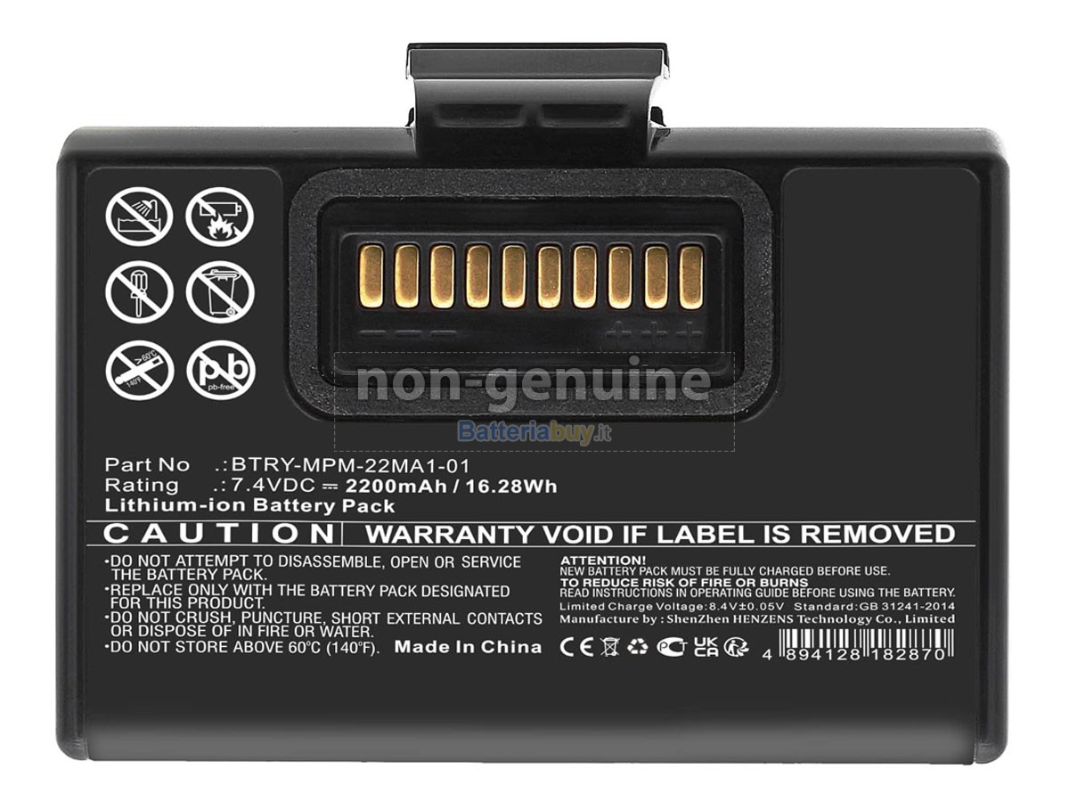 Batteria per Zebra BTRY-MPM-22MA1-01
