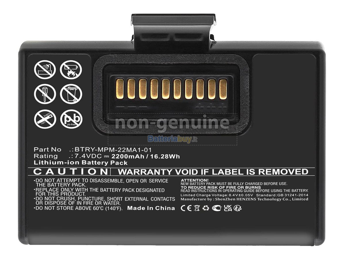 Batteria per Zebra BTRY-MPM-22MA1-01