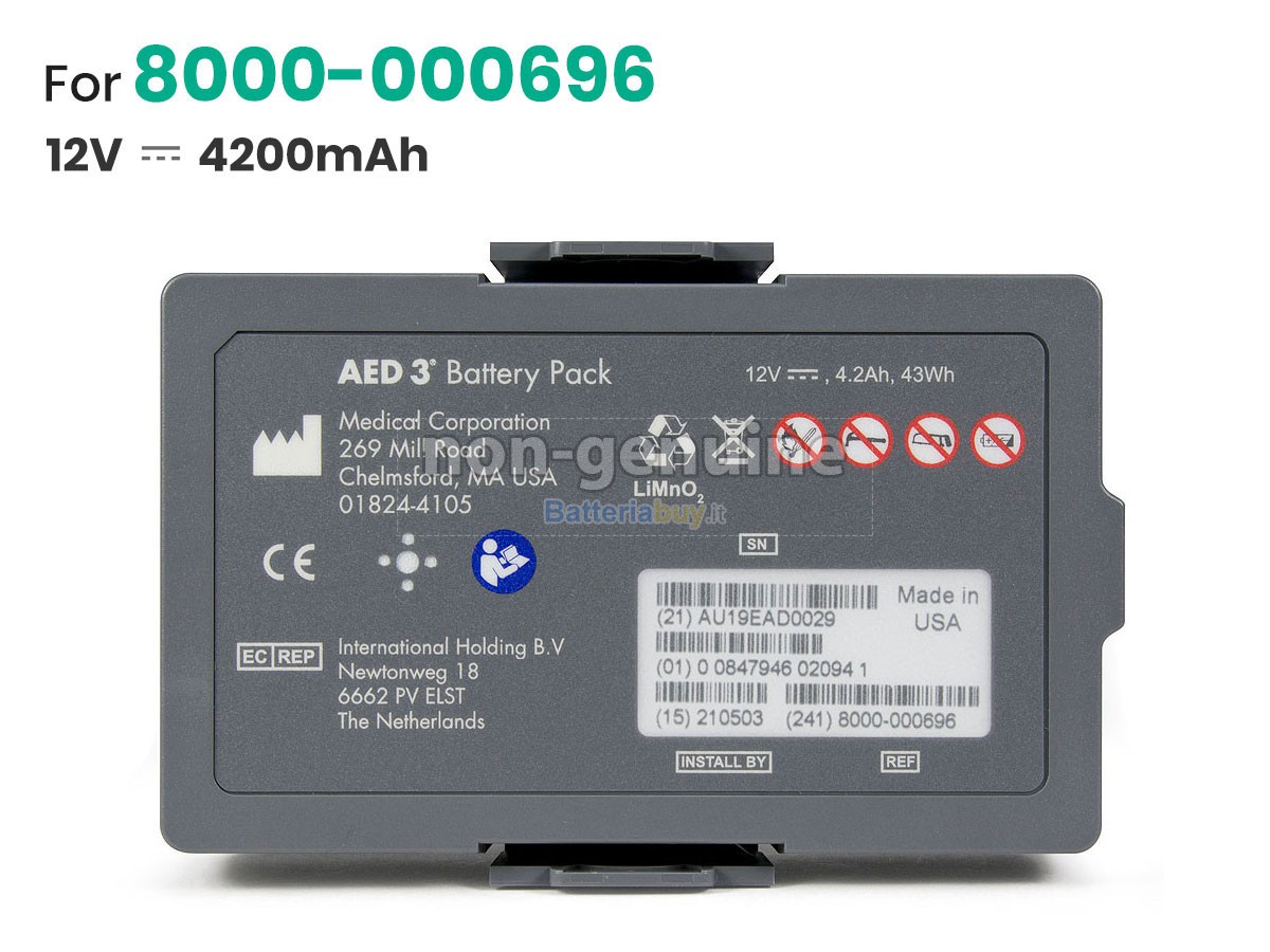 Batteria per ZOLL AED 3
