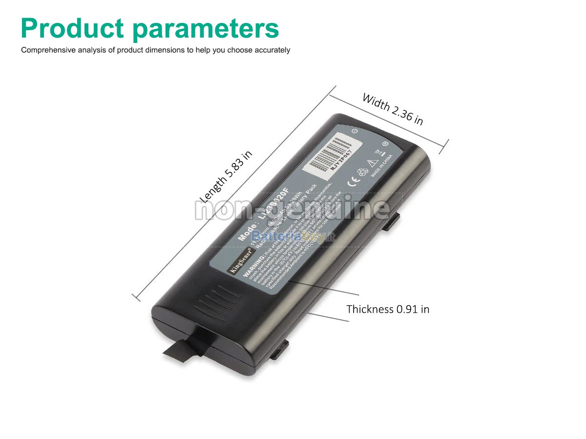 Batteria per Zondan APOLLO N5