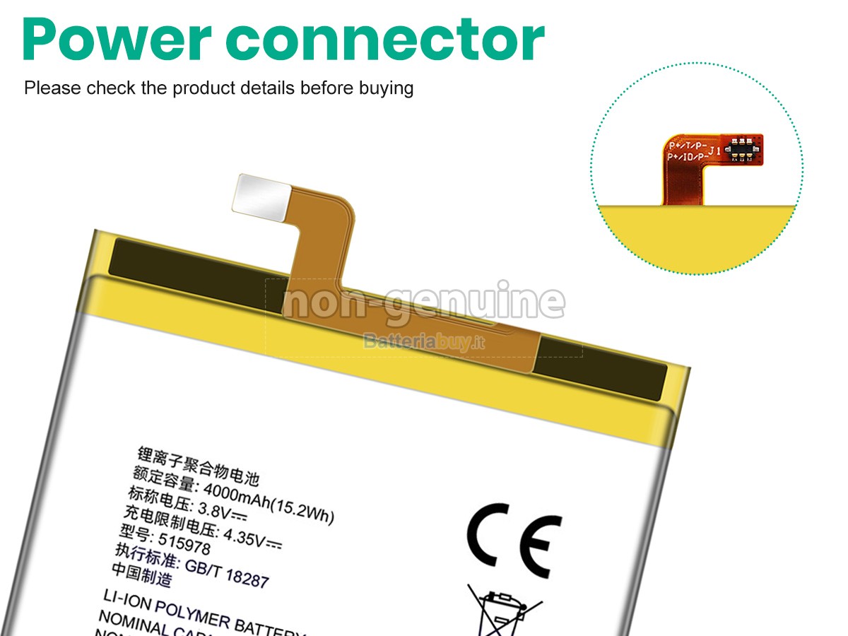 Batteria per ZTE BLADE X3