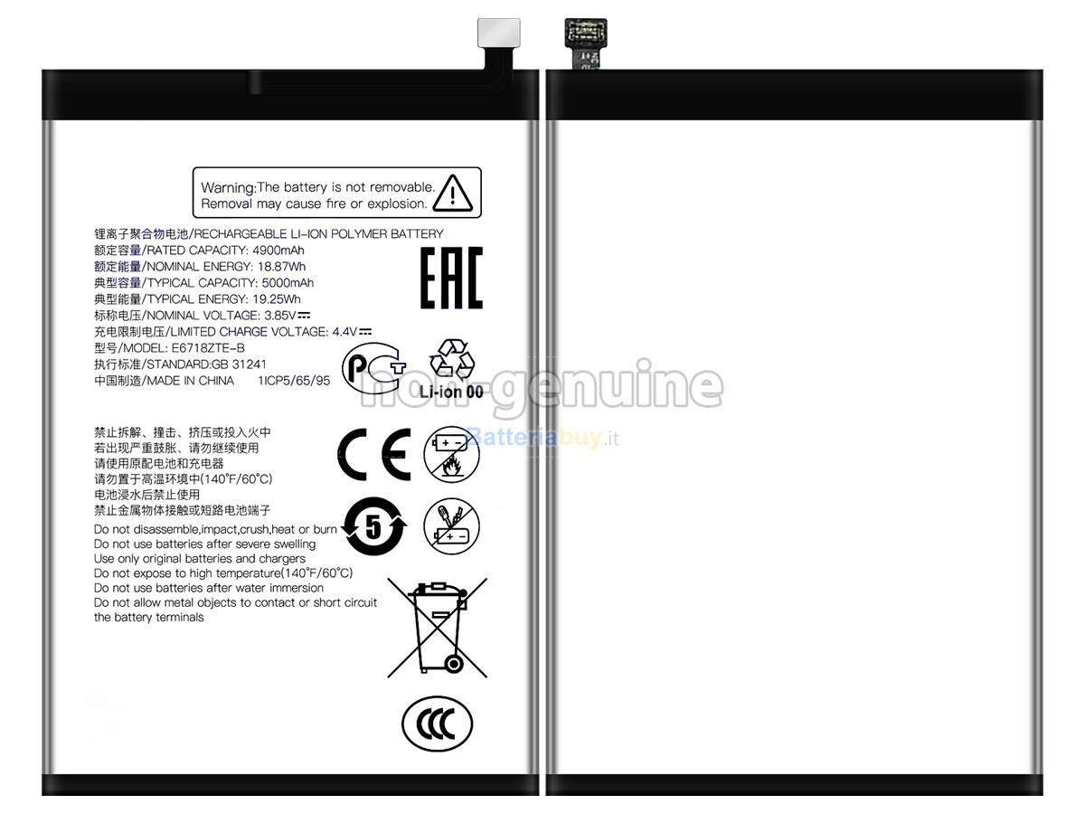 Batteria per ZTE BLADE A35